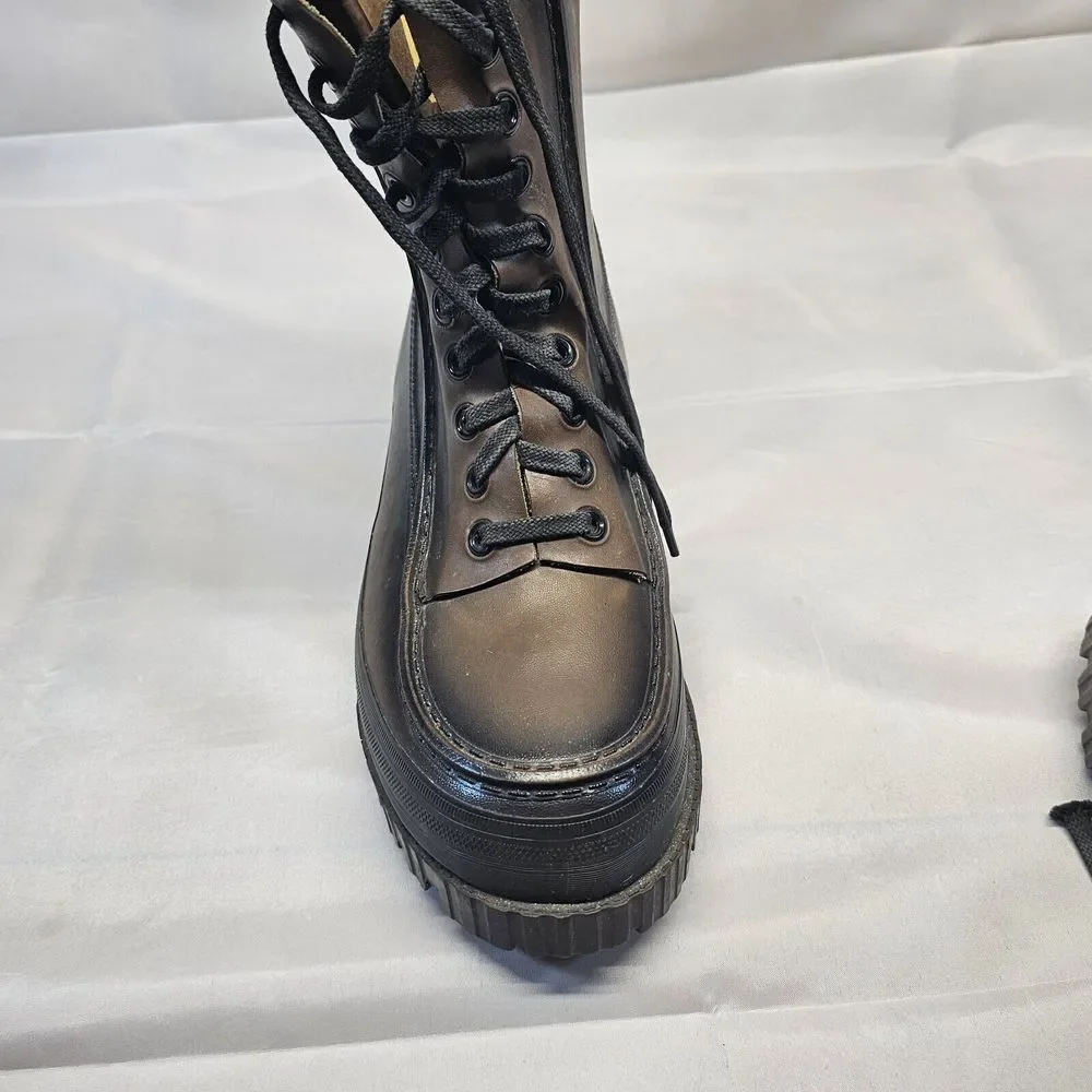 Steel Shank rubber work boots‎ Men Size 10